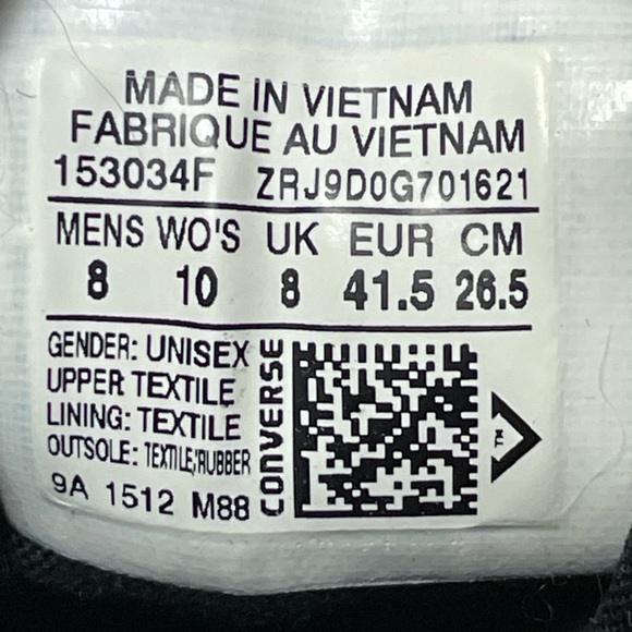 Converse All Star Chuck Taylor Women's Size 10 Shoes Gray White Low Top Sneakers - Picture 8 of 9